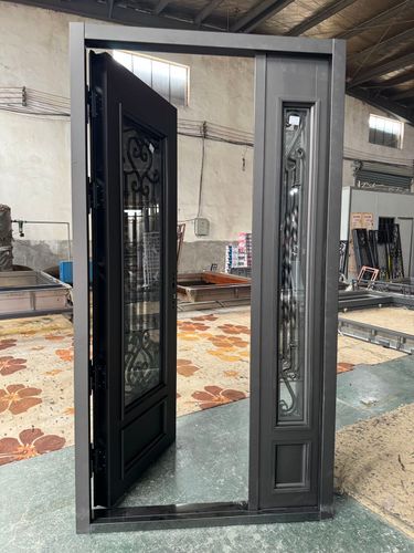 Wrought Iron Door 2100mm x 1300mm (Mother and Son)