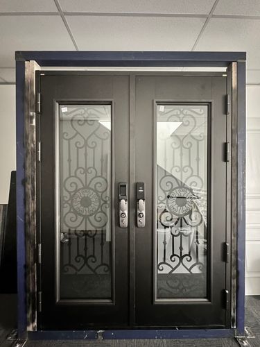 Wrought iron door 2700x1800